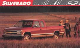 Silverado Pickup,  US postcard, large size, 19 x 11,75 cm, 1989