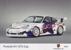 Porsche 911 Carrera Cup 2003, comes with color photo, importer-issued,  Dutch text