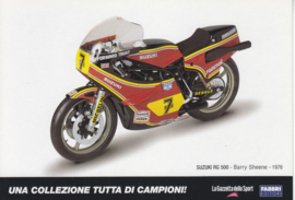 Suzuki RG 500 1976, Italian Promocard, DIN A6-size, # 5474