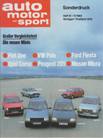 Uno multitest reprint AMS, 24 pages (A4), 10&11/1983, German language