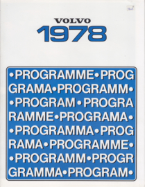 Program brochure, 8 pages, Dutch language, 1978