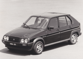 Citroën press kit with sheets & photos, Paris, 10/1986
