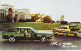 Hornet Sportabout, US postcard, standard size, 1973
