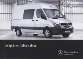 Sprinter double cab brochure, 6 pages, 06/2015, Dutch language