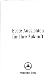 A-Class/C-Class/E-Class leasing brochure. 3 different postcard-size folders in cover, 10/2006, German language