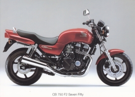 Honda CB 750 F2 Seven Fifty postcard, 18 x 13 cm, no text on reverse, about 1994