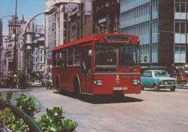 Pegaso Autocar 6025 coach postcard, A6-size, Spanish language
