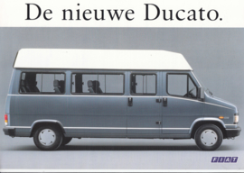 Ducato Panorama & Minibus leaflet, 2 pages, about 1991, Dutch language