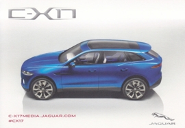 Program + C-X17 concept car, continental size postcard, 2 pictures, 2015