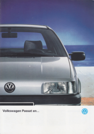 Passat Sedan brochure, 4 pages,  A4-size, Dutch language, 05/1990