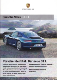 News 03/2011 with 911 Carrera, 28 pages, 09/11, German language