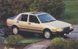 9000 Turbo Sedan postcard, A6-size, English language, USA