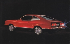 Mustang II Mach I, US postcard, standard size, 1974