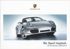 Boxster/Boxster S brochure, 24 pages, 07/04, German %