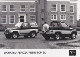 Daihatsu Feroza Resin-Top EL 4WD, press photo, Dutch, 1989