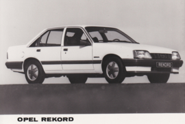 Opel  Rekord, press photo, Dutch, 02/1983