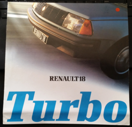 18 Saloon Turbo brochure, 8 pages, 10/1980, English language