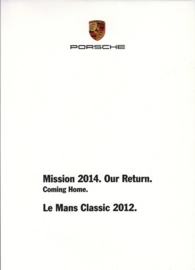 Le Mans Classic 2012, A6-size set with 10 postcards in white cover, 2013, WPCZ 7701 0001 00