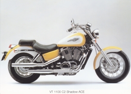 Honda VT 1100 C2 Shadow ACE postcard, 18 x 13 cm, no text on reverse, about 1994