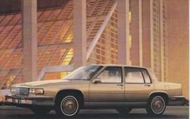 Sedan DeVille, US postcard, standard size, 1986
