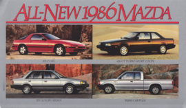 Full range, 1986, US postcard, oblong card