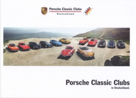 Porsche Classic Clubs Germany brochure, 52 pages, 02/2016, German