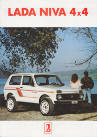 Niva 4x4 folder, 6 pages, c1990, 3 languages (Swiss)