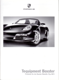 Boxster 987 Tequipment pricelist, 40 pages, 06/2008, German %