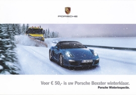Boxster winter inspection folder, 4 pages, 2014/2015, Dutch
