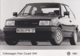 Volkswagen Polo Coupé G40 - press photo - Dutch - 1991