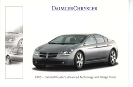 ESX3 Advanced Technology and Design Study, A6-size postcard, Geneva 2000 French