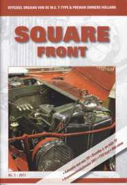 MG T-Type & Prewar club magazine,  A5-size, 52 pages, Dutch language, issue 1 (2011)