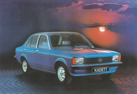 Kadett brochure, 4 pages, 09/1977, Dutch language