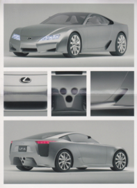 Lexus LF-A Coupe, 6 glossy pages, c2006, German language