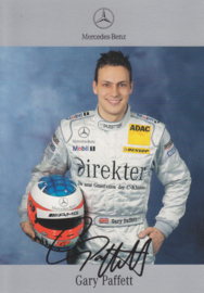 Gary Paffett - DTM 2004 - auto gram postcard, German