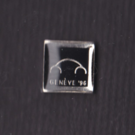 Volkswagen New Beetle small pin with text Geneva 1996