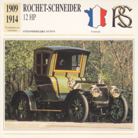 Rochet-Schneider 12 HP card, Dutch language, D5 019 02-14