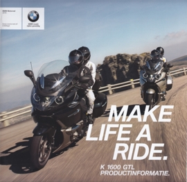 BMW K 1600 GTL brochure, 24 pages, UX-VB-1, 2016, Dutch language