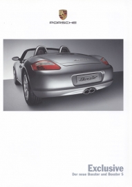 Boxster / Boxster S Exclusive brochure, 6 pages, 10/2004, German