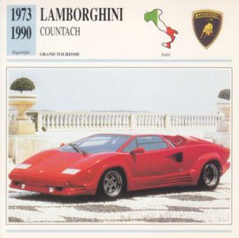 Lamborghini Countach card, Dutch language, D5 019 03-12