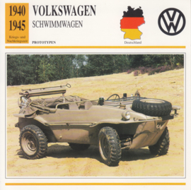 Volkswagen Schwimmwagen card, German language, D6 067 04-15