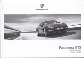 Panamera GTS pricelist, 94 pages, 11/2011, German