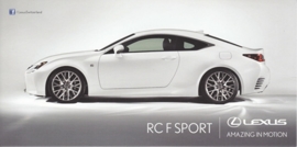 RC F Sport Coupe, 21 x10,5 cm, Swiss postcard, about 2015