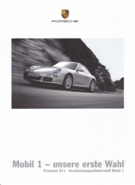 Mobil 1 oil - brochure, 6 pages, 06/2004, German language