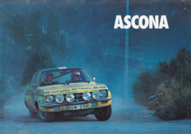 Ascona 2/4-Door brochure, 4 pages, 12/1973, Dutch language