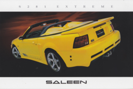 Mustang S 281 Extreme Convertible, glossy leaflet, 2003, USA