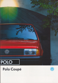 Polo Coupé brochure, A4-size, 20 pages + specs., 01/1993, Dutch language