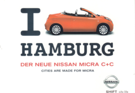 Micra C+C,  A6-size postcard, 2006, German language
