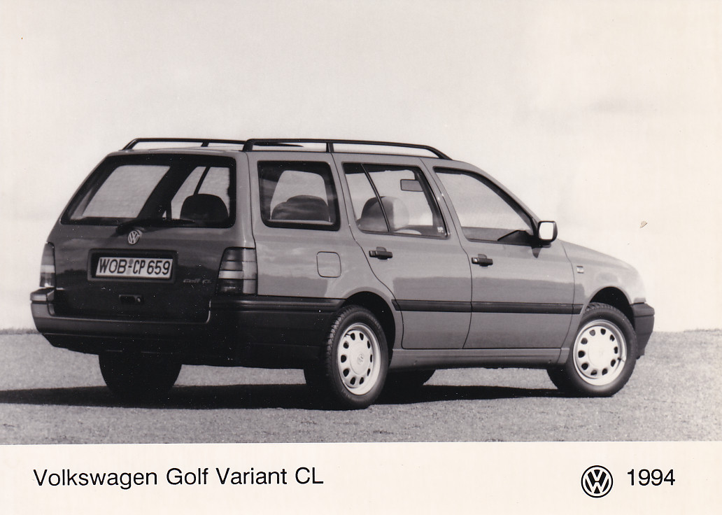 Volkswagen Golf Variant CL - factory photo - Dutch - 1994