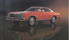 Malibu Classic Landau Coupe,  US postcard, standard size, 1977